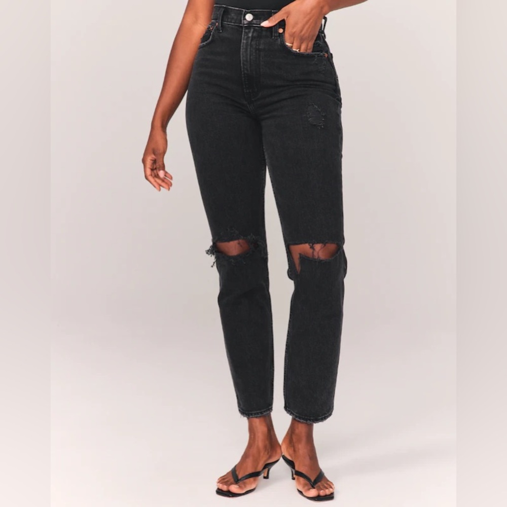 The 90s straight ultra high rise curve love jeans